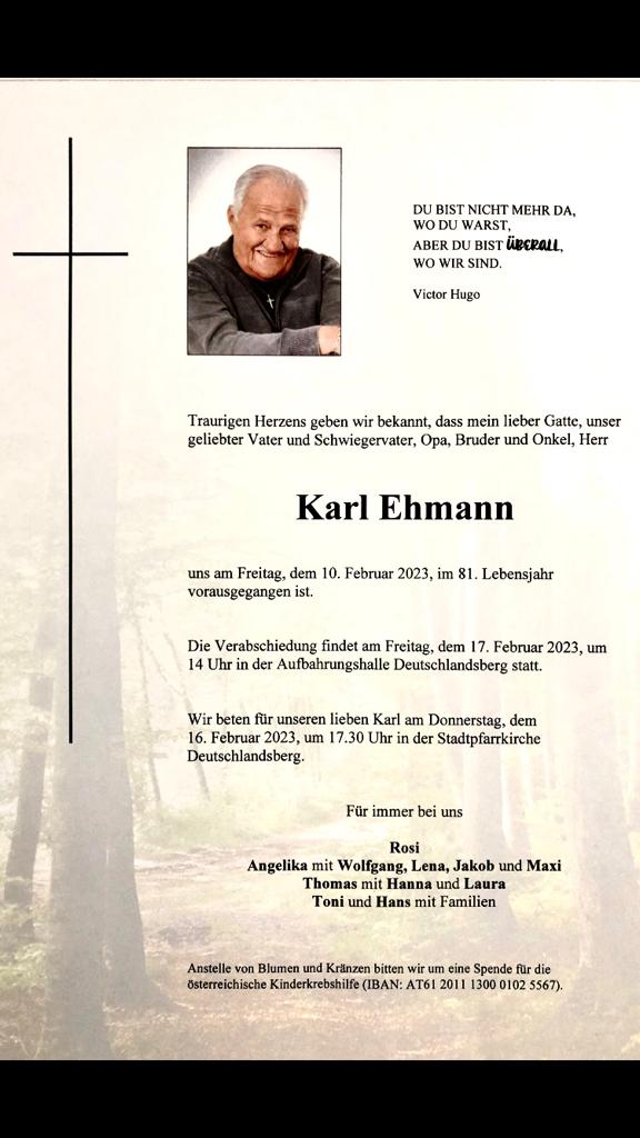 Karl Ehmann Pate